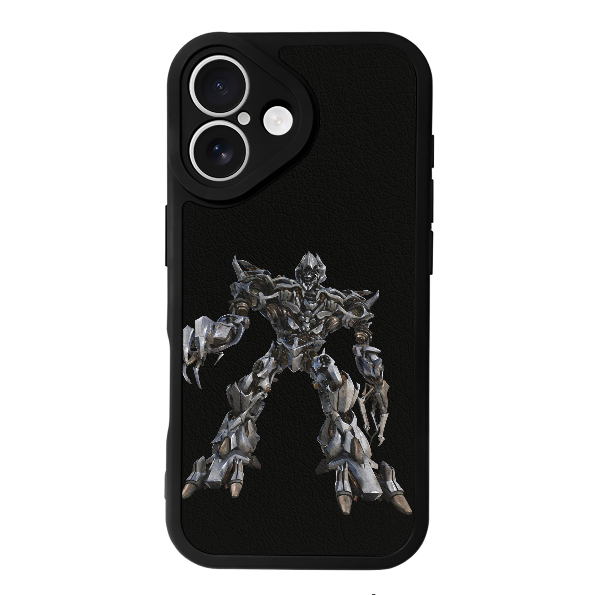 （画像用） Transformers トランスフォーマー 【iPhone 16シリーズ対応】シリコンスマホケース（レザー調） 材質：シリコン